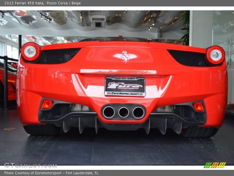 Rosso Corsa / Beige 2013 Ferrari 458 Italia