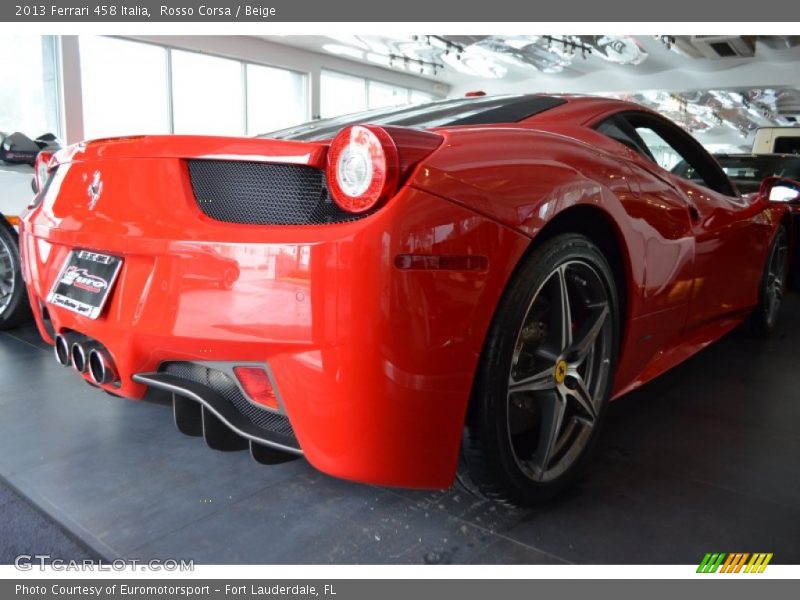 Rosso Corsa / Beige 2013 Ferrari 458 Italia
