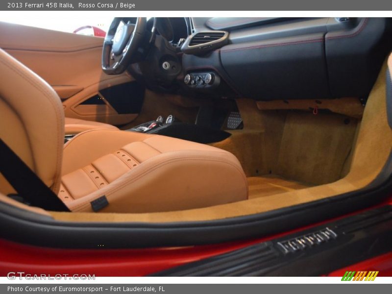 Rosso Corsa / Beige 2013 Ferrari 458 Italia