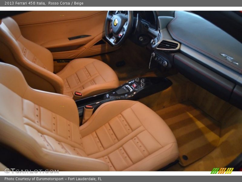 Rosso Corsa / Beige 2013 Ferrari 458 Italia