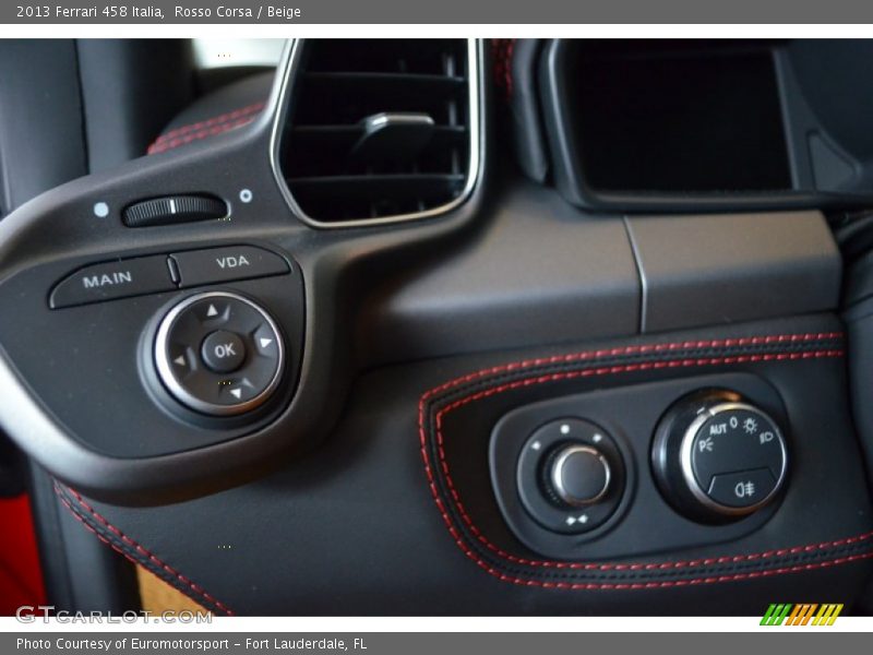 Controls of 2013 458 Italia