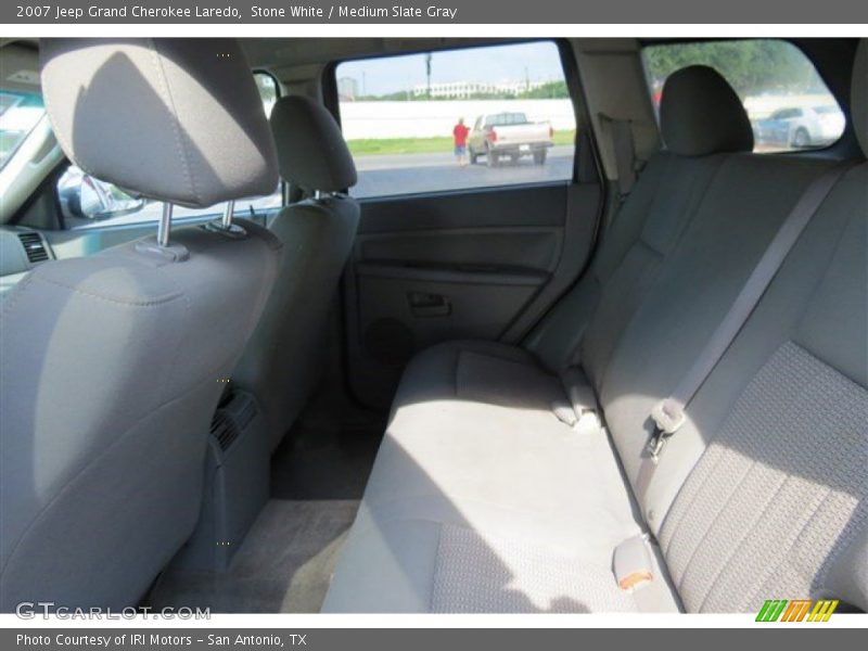 Stone White / Medium Slate Gray 2007 Jeep Grand Cherokee Laredo