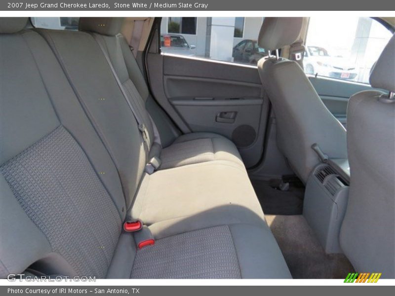 Stone White / Medium Slate Gray 2007 Jeep Grand Cherokee Laredo
