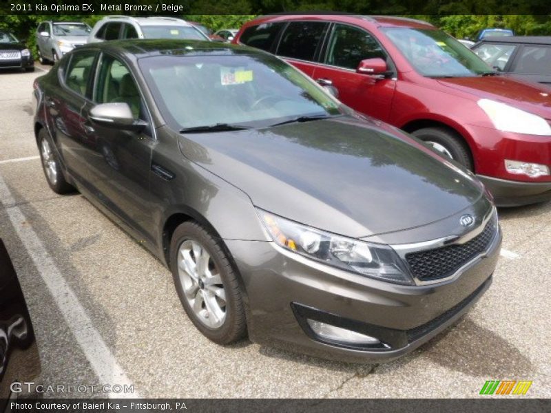 Metal Bronze / Beige 2011 Kia Optima EX