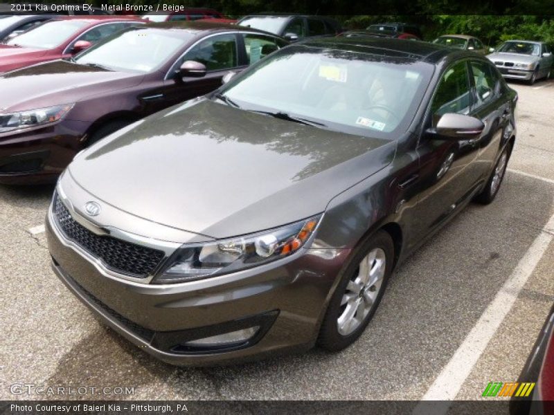 Metal Bronze / Beige 2011 Kia Optima EX