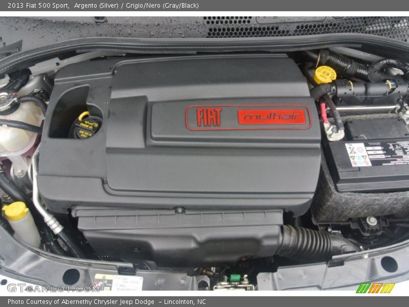Argento (Silver) / Grigio/Nero (Gray/Black) 2013 Fiat 500 Sport