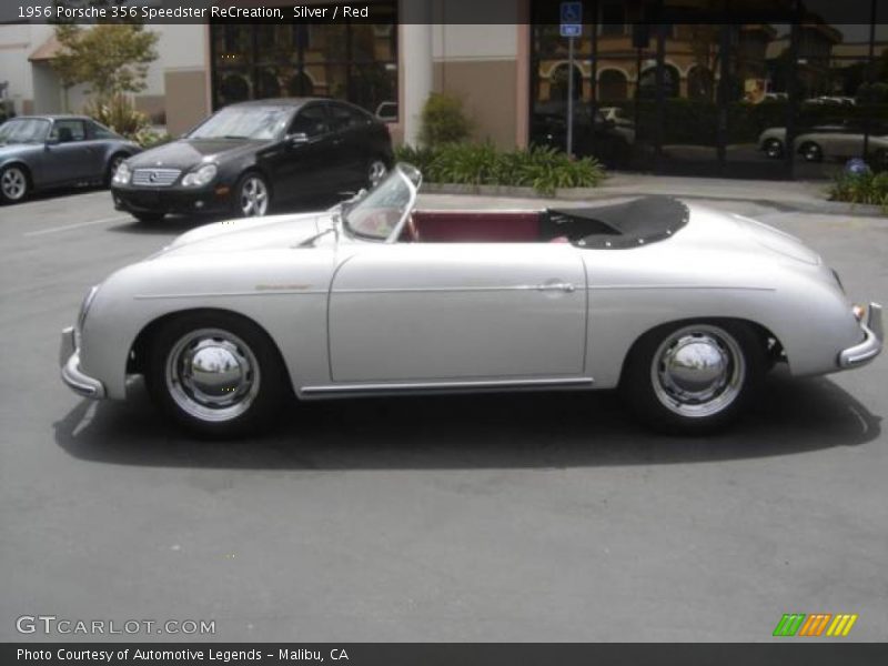 Silver / Red 1956 Porsche 356 Speedster ReCreation