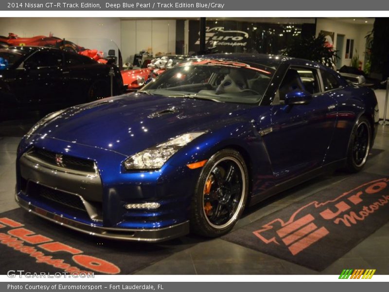 Deep Blue Pearl / Track Edition Blue/Gray 2014 Nissan GT-R Track Edition