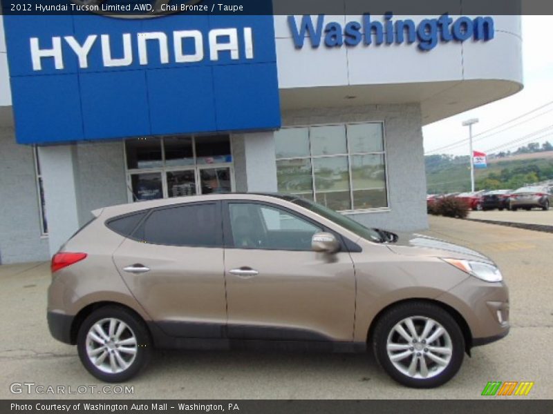 Chai Bronze / Taupe 2012 Hyundai Tucson Limited AWD