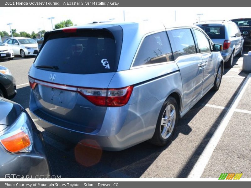 Alabaster Silver Metallic / Gray 2011 Honda Odyssey Touring