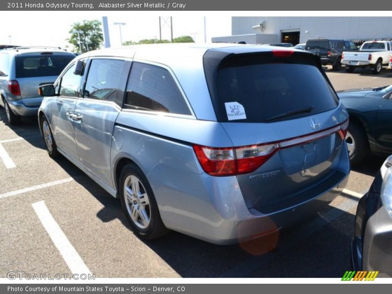 Alabaster Silver Metallic / Gray 2011 Honda Odyssey Touring