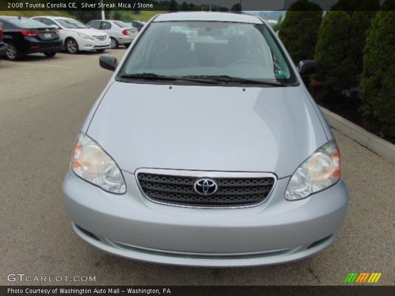 Silver Streak Mica / Stone 2008 Toyota Corolla CE