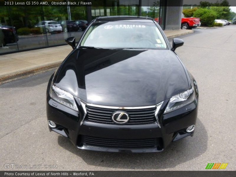 Obsidian Black / Flaxen 2013 Lexus GS 350 AWD