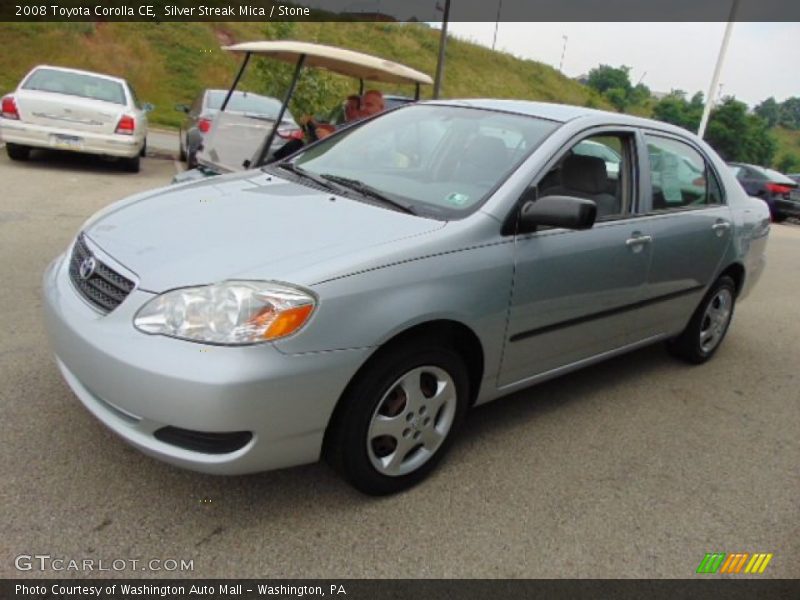 Silver Streak Mica / Stone 2008 Toyota Corolla CE