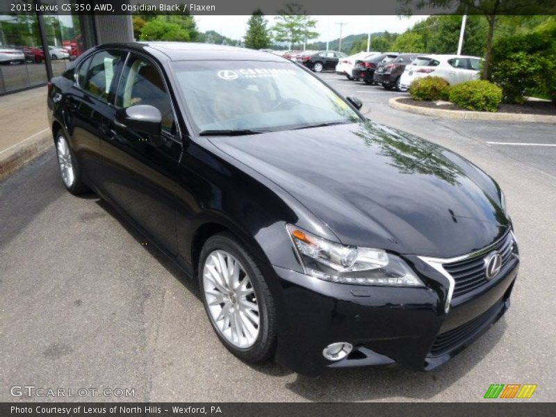 Obsidian Black / Flaxen 2013 Lexus GS 350 AWD