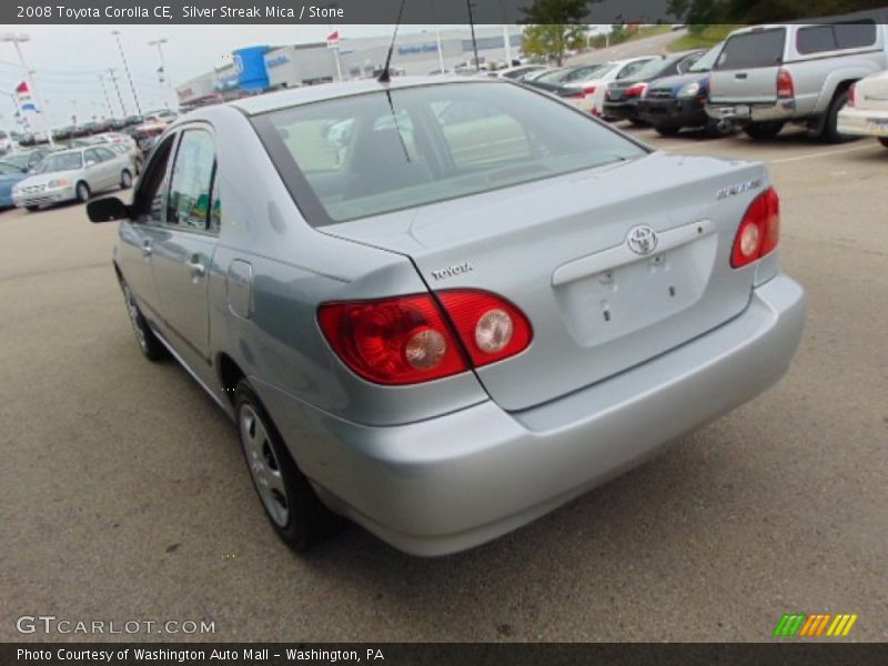 Silver Streak Mica / Stone 2008 Toyota Corolla CE