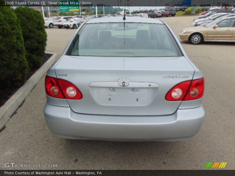 Silver Streak Mica / Stone 2008 Toyota Corolla CE