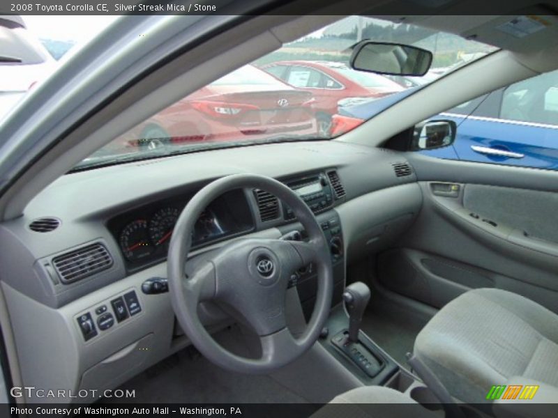 Silver Streak Mica / Stone 2008 Toyota Corolla CE