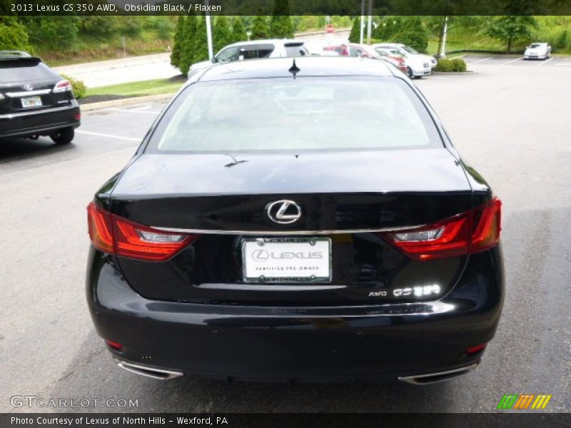Obsidian Black / Flaxen 2013 Lexus GS 350 AWD
