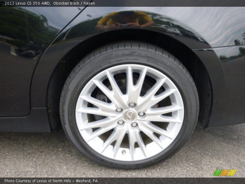 Obsidian Black / Flaxen 2013 Lexus GS 350 AWD