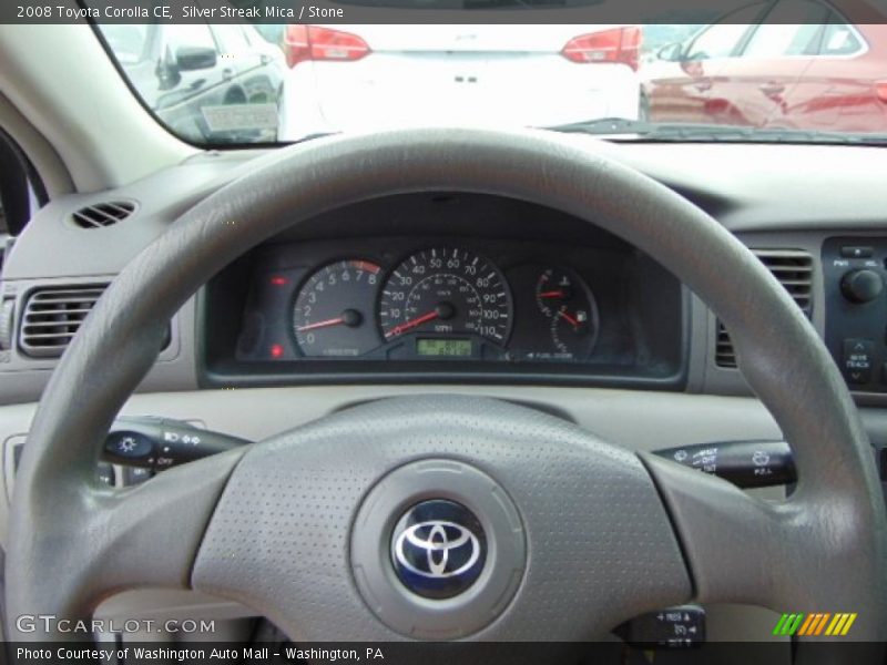 Silver Streak Mica / Stone 2008 Toyota Corolla CE
