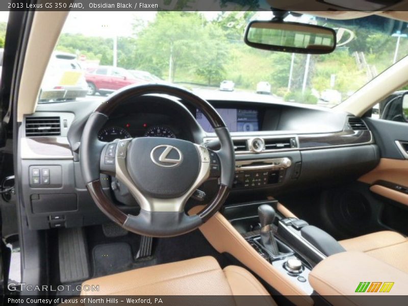 Obsidian Black / Flaxen 2013 Lexus GS 350 AWD