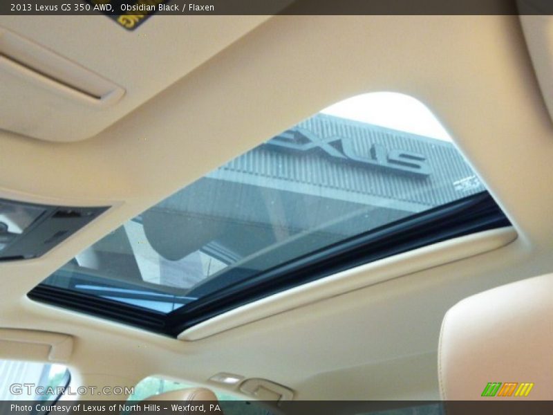 Obsidian Black / Flaxen 2013 Lexus GS 350 AWD