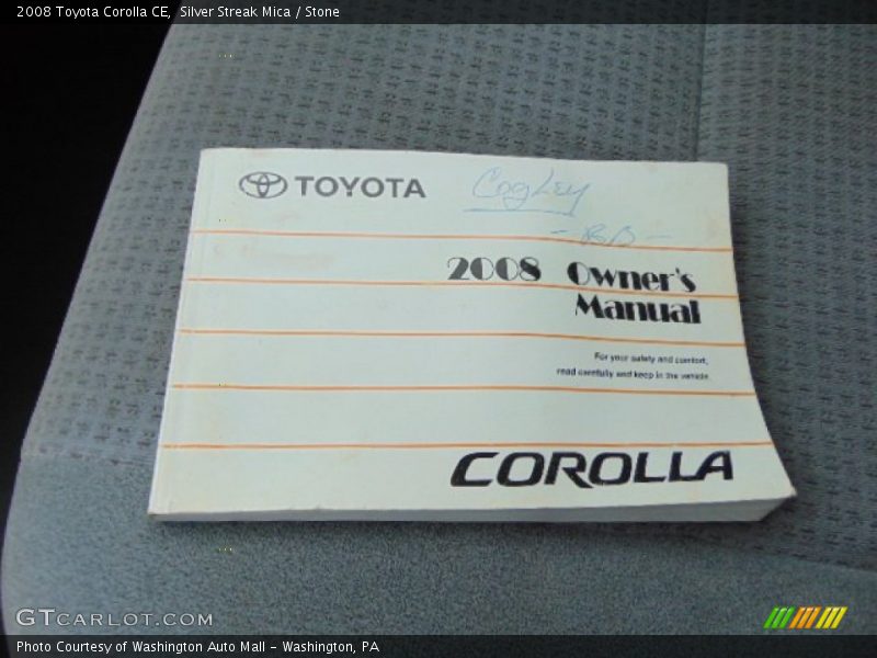 Silver Streak Mica / Stone 2008 Toyota Corolla CE