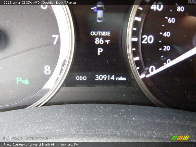 Obsidian Black / Flaxen 2013 Lexus GS 350 AWD