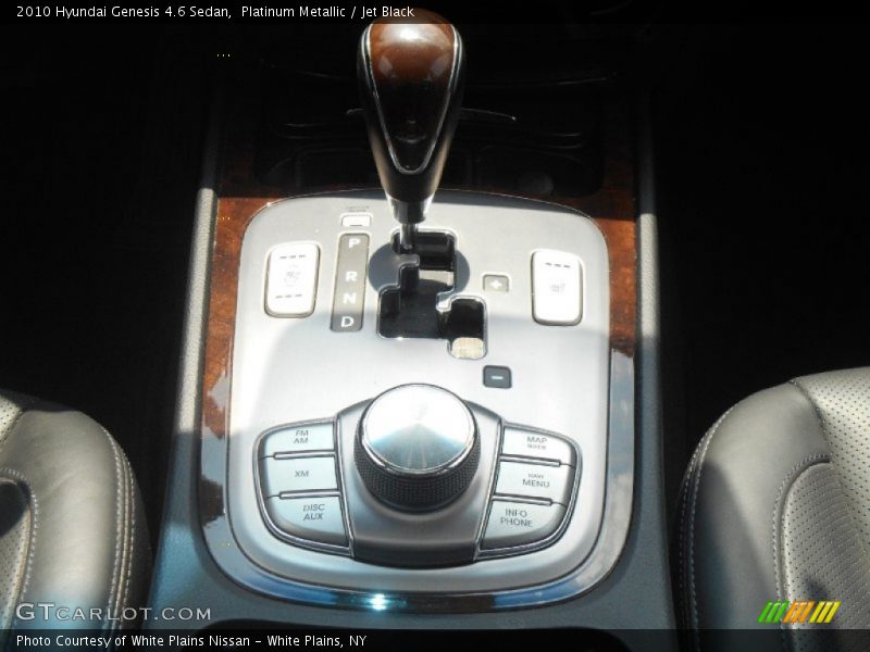 Platinum Metallic / Jet Black 2010 Hyundai Genesis 4.6 Sedan