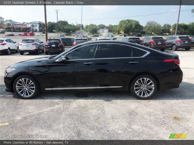 Caspian Black / Gray 2015 Hyundai Genesis 3.8 Sedan