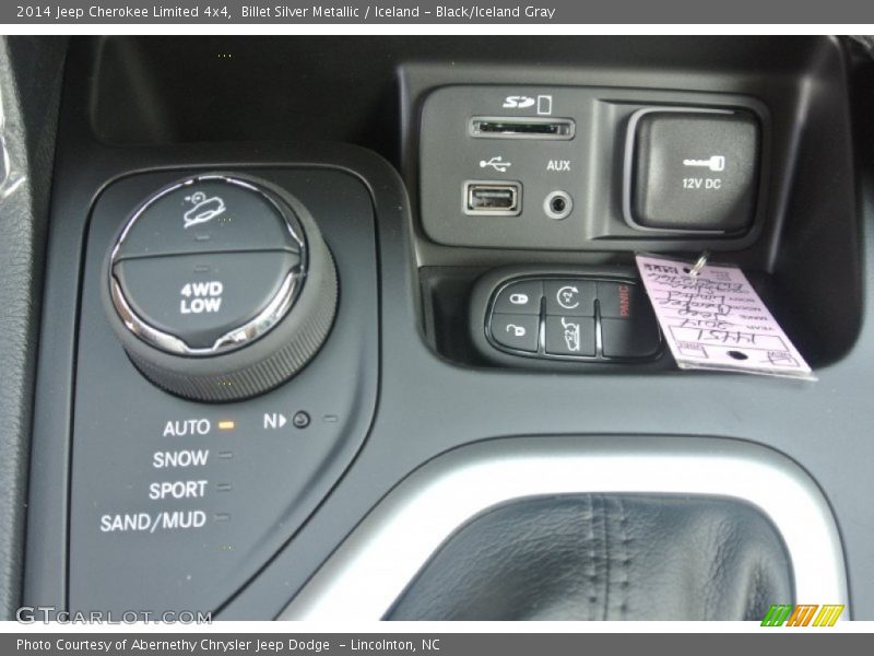 Billet Silver Metallic / Iceland - Black/Iceland Gray 2014 Jeep Cherokee Limited 4x4