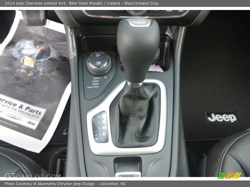 Billet Silver Metallic / Iceland - Black/Iceland Gray 2014 Jeep Cherokee Limited 4x4