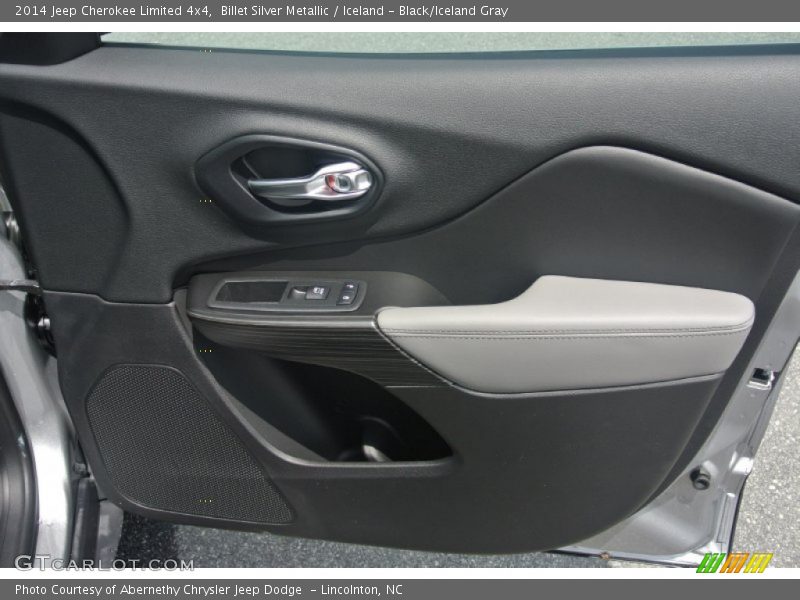 Billet Silver Metallic / Iceland - Black/Iceland Gray 2014 Jeep Cherokee Limited 4x4