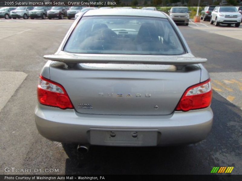 Crystal Grey Metallic / Black 2005 Subaru Impreza WRX Sedan