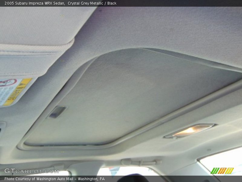 Crystal Grey Metallic / Black 2005 Subaru Impreza WRX Sedan