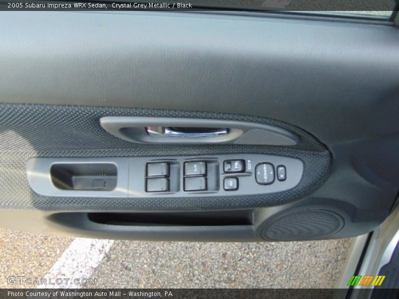 Crystal Grey Metallic / Black 2005 Subaru Impreza WRX Sedan