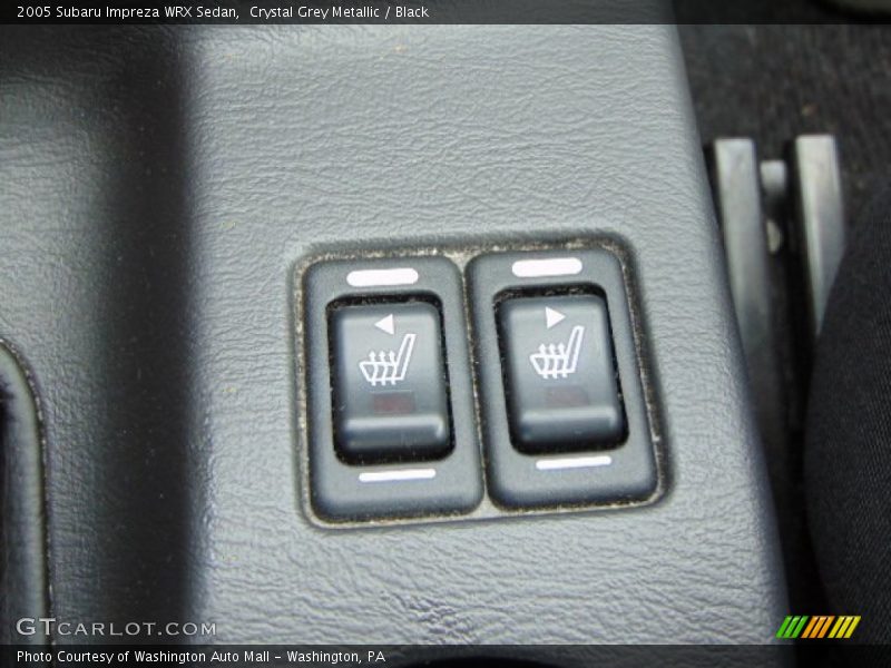 Crystal Grey Metallic / Black 2005 Subaru Impreza WRX Sedan