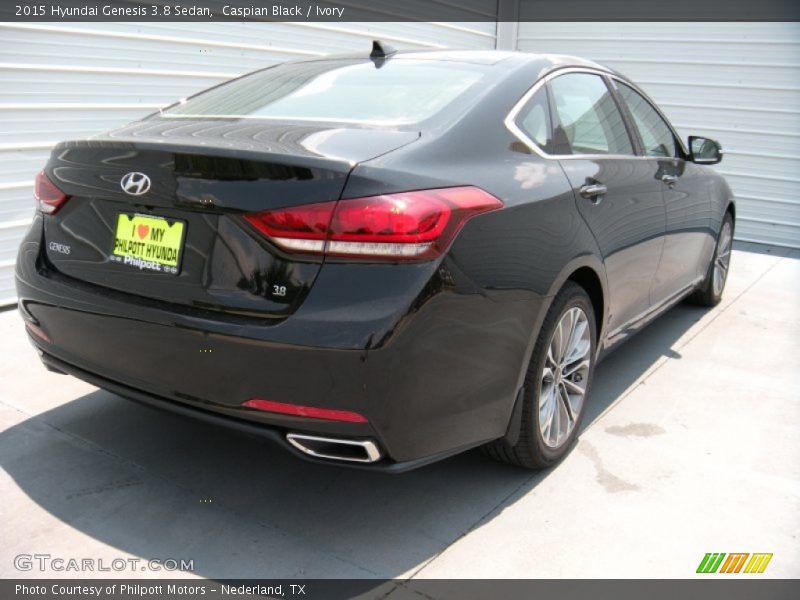 Caspian Black / Ivory 2015 Hyundai Genesis 3.8 Sedan