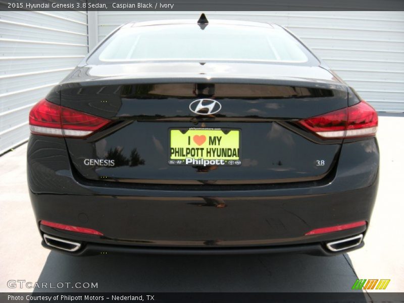 Caspian Black / Ivory 2015 Hyundai Genesis 3.8 Sedan