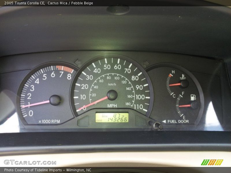 Cactus Mica / Pebble Beige 2005 Toyota Corolla CE