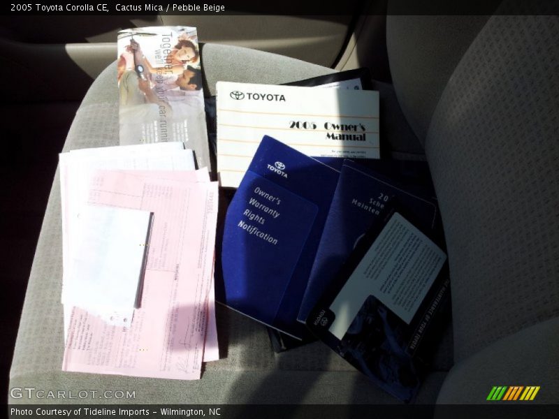 Cactus Mica / Pebble Beige 2005 Toyota Corolla CE