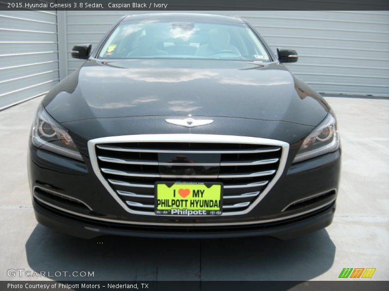 Caspian Black / Ivory 2015 Hyundai Genesis 3.8 Sedan