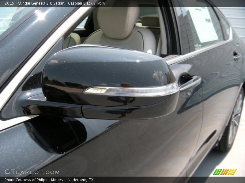 Caspian Black / Ivory 2015 Hyundai Genesis 3.8 Sedan