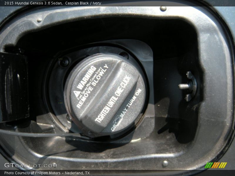 Caspian Black / Ivory 2015 Hyundai Genesis 3.8 Sedan