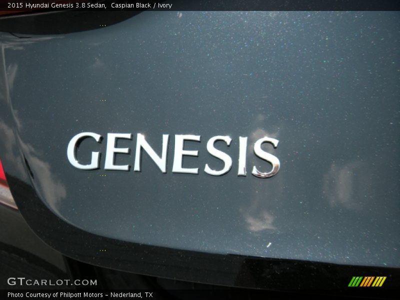 Caspian Black / Ivory 2015 Hyundai Genesis 3.8 Sedan