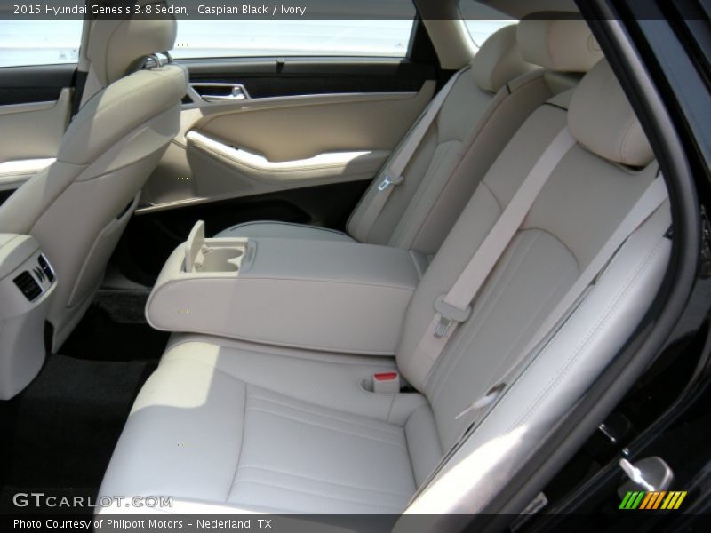 Caspian Black / Ivory 2015 Hyundai Genesis 3.8 Sedan
