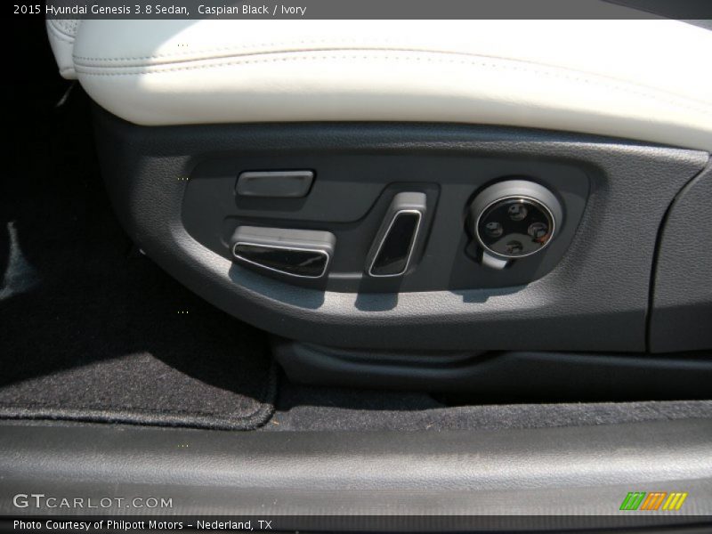 Caspian Black / Ivory 2015 Hyundai Genesis 3.8 Sedan