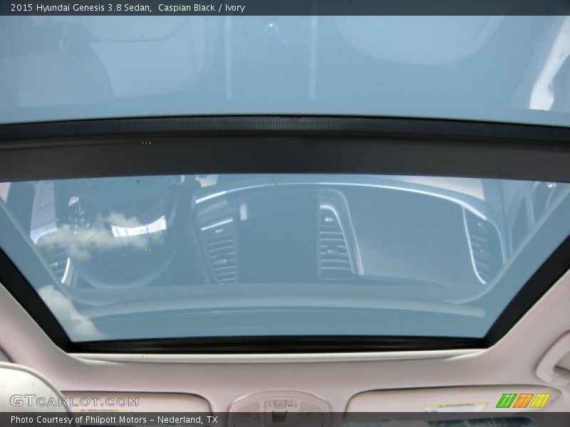 Caspian Black / Ivory 2015 Hyundai Genesis 3.8 Sedan