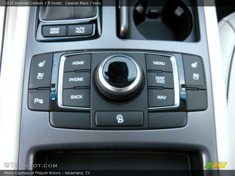 Caspian Black / Ivory 2015 Hyundai Genesis 3.8 Sedan